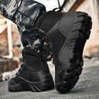 Herren taktische Stiefel mit verstärktem Knöchelschutz und rutschfester Sohle R&B