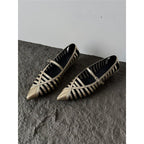 Damen Riemchen Ballerinas mit transparentem Design R&B