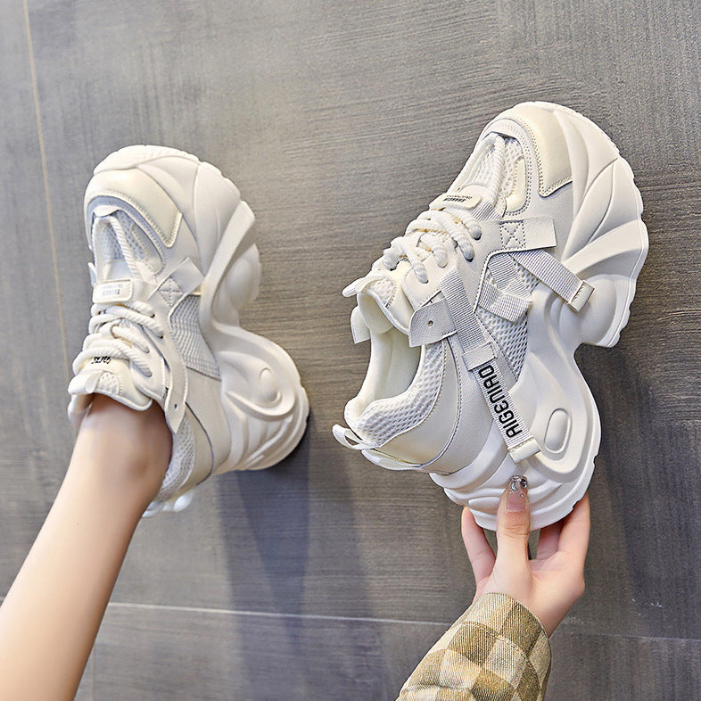 Damen Chunky Sneakers mit futuristischer Silhouette und atmungsaktivem Obermaterial R&B