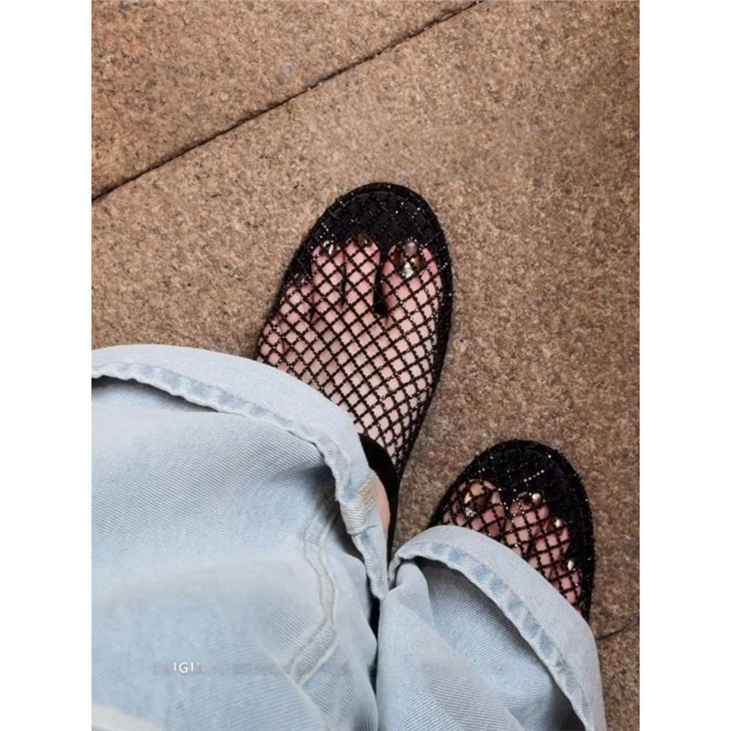 Damen Netz Mules R&B