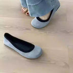 Damen Ballerinas mit modischem Leopardenmuster und bequemer Sohle R&B