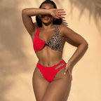 Damen tierisch inspirierten Bikini Set