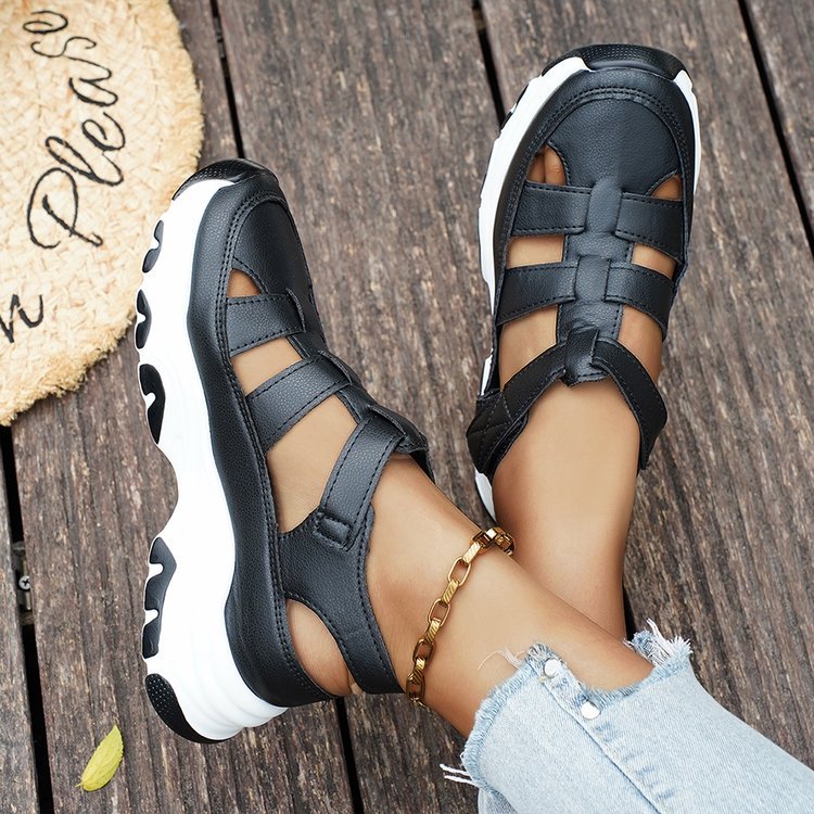 Damen Sportliche Freizeitsandalen mit rutschfester Sohle und anatomischem Fußbett R&B