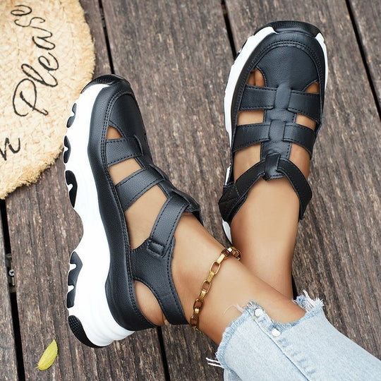 Damen Sportliche Freizeitsandalen mit rutschfester Sohle und anatomischem Fußbett R&B