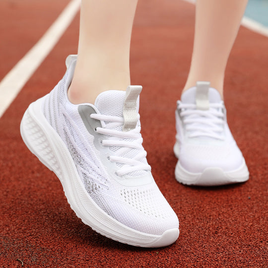 Damen Lauf-Sneaker mit atmungsaktivem Obermaterial und stoßdämpfender Sohle R&B