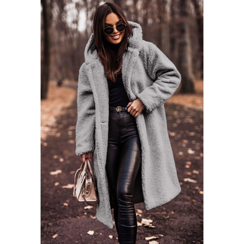 Damen Kuscheliger Oversized-Mantel R&B