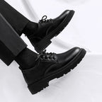 Herren Leder Schnürschuhe