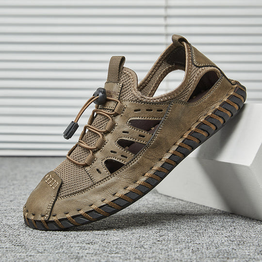 Herren Atmungsaktive Outdoor-Schnellschnürsandalen R&B