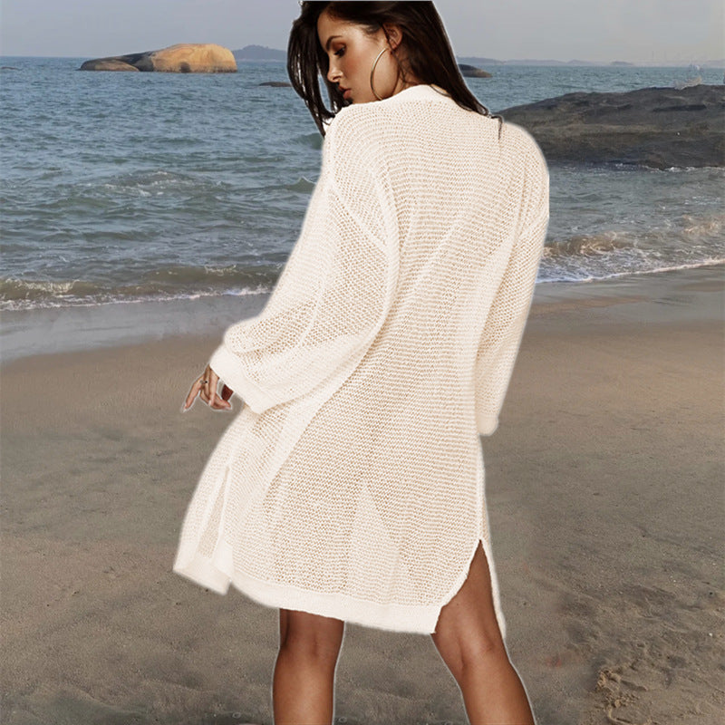 Damen luftige Strandüberwurf R&B
