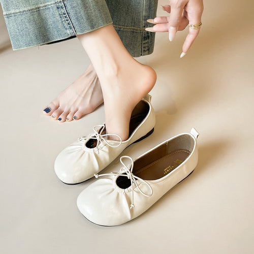 Damen Ballerinas mit modischem Gummizug und eleganten Akzenten R&B