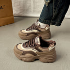 Damen Chunky Sneakers mit atmungsaktiver Obermaterialstruktur und komfortablem Dämpfungssystem R&B
