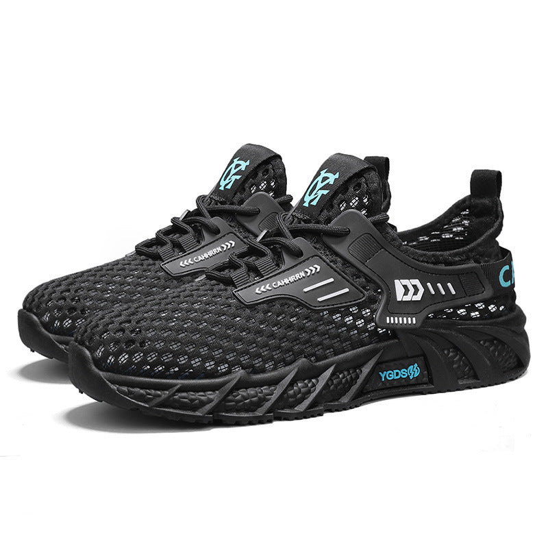 Damen atmungsaktive Sport Sneakers mit innovativer Sohlenstruktur