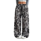 Damen Bequeme Freizeithose mit floralem Design und elastischem Bund R&B