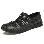 Herren Wasserdichte und atmungsaktive Outdoor-Sandalen mit flexiblem Kordelzug R&B
