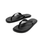 Damen Zehentrenner-Sandalen mit ergonomischem Fußbett und schmalem Riemendesign R&B