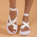 Damen Komfortable Zehentrenner-Sandalen mit verstellbarem Riemen und dämpfender Sohle R&B