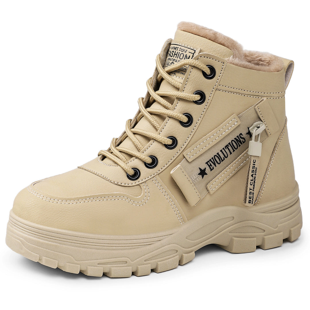 Damen Modische Winterboots mit Warmfutter und rutschfester Sohle R&B