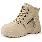 Damen Modische Winterboots mit Warmfutter und rutschfester Sohle R&B