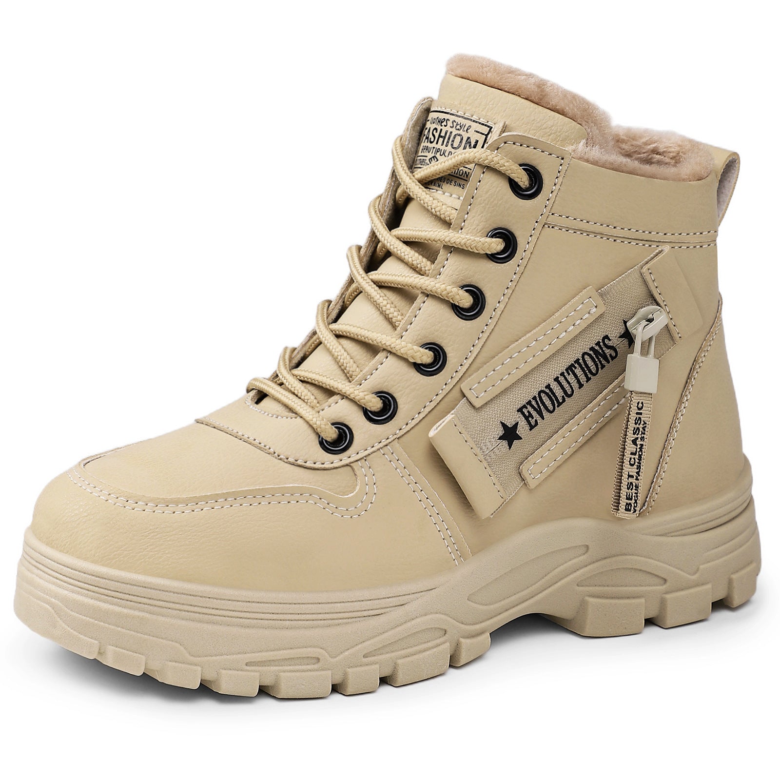 Damen Modische Winterboots mit Warmfutter und rutschfester Sohle R&B