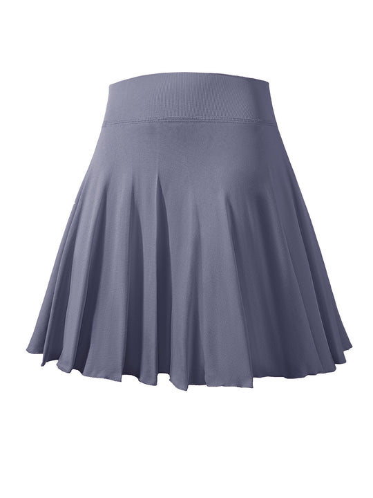 Damen Sportlicher Faltenrock R&B