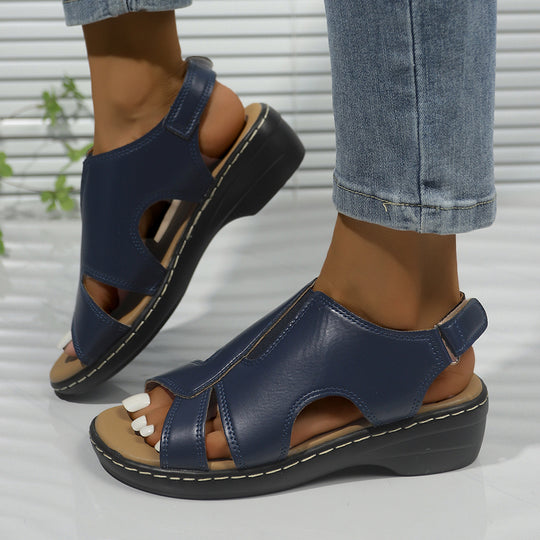 Damen Komfortable und stilvolle Sandalen mit verstellbarem Riemen R&B