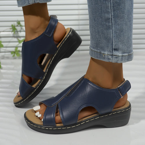 Damen Komfortable und stilvolle Sandalen mit verstellbarem Riemen R&B
