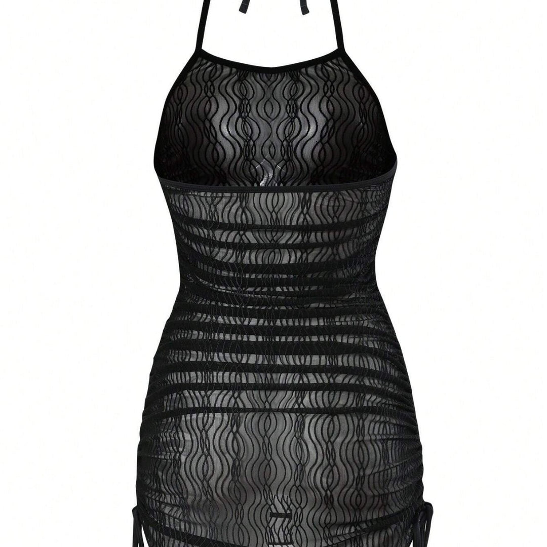 Damen Bikiniset mit floralem Wickeloberteil und hoch geschnittener Hose R&B