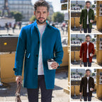 Herren modischer Freizeitmantel mit praktischen Taschen und elegantem Schnitt R&B
