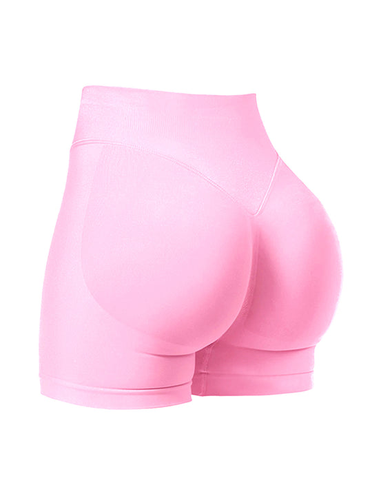 Damen Sport-Bikini-Oberteil mit hoch geschnittenen Shorts und nahtlosem Design R&B