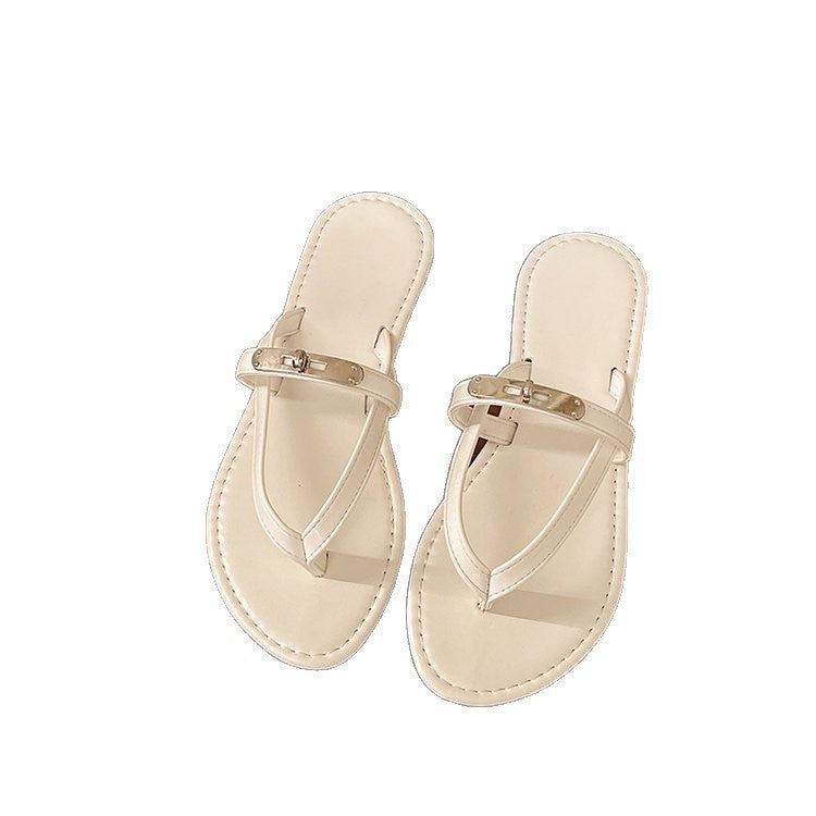 Damen modische Zehentrenner-Sandaletten mit elegantem Riemendesign R&B