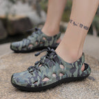 Damen Bequeme und rutschfeste Outdoor-Sandalen mit elastischem Schnürsystem