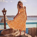 Damen Maxikleid mit angesagtem Grafikmuster R&B