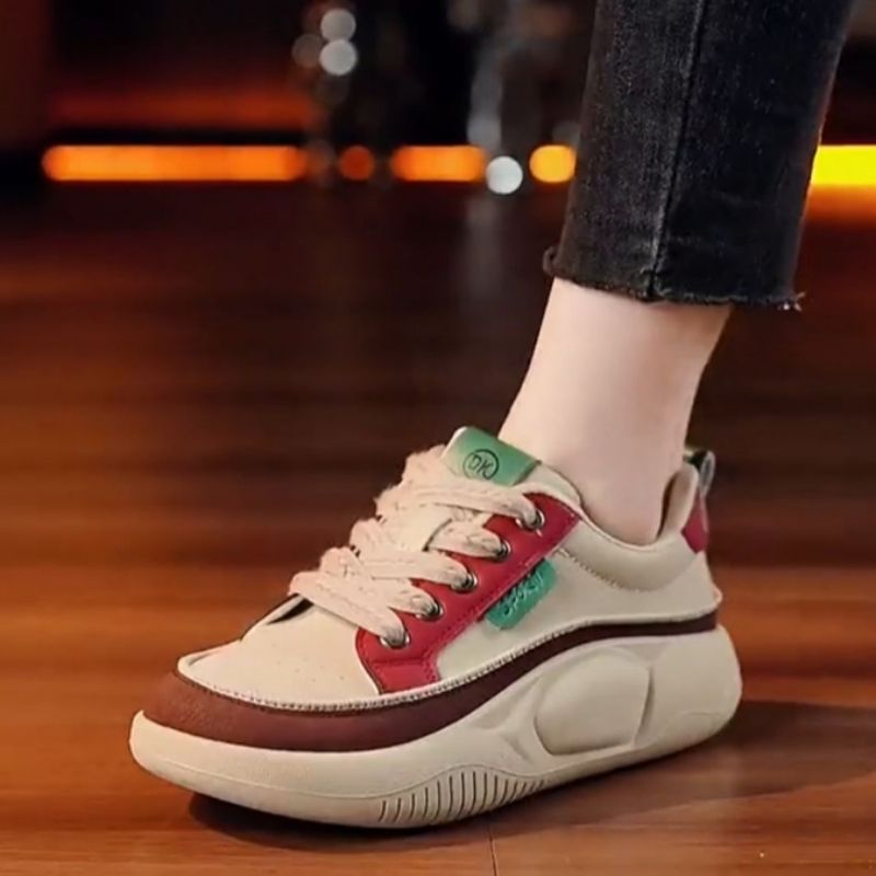 Damen Sportliche Sneakers mit dicker Sohle und komfortablem Obermaterial R&B