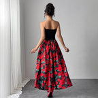 Damen Maxikleid im luxuriösen Blumenmuster R&B
