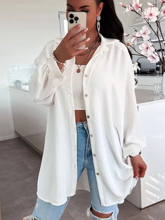 Damen Übergröße Hemdbluse R&B