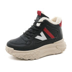 Damen Warmgefütterte High-Top Sneakers mit rutschfester Sohle R&B