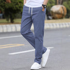 Herren Freizeit-Hose mit atmungsaktivem Material und elastischem Bund R&B