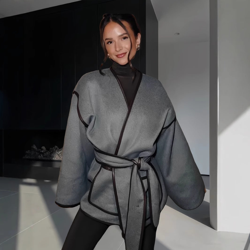 Damen Kimono-Style Überwurf R&B