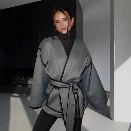 Damen Kimono-Style Überwurf R&B