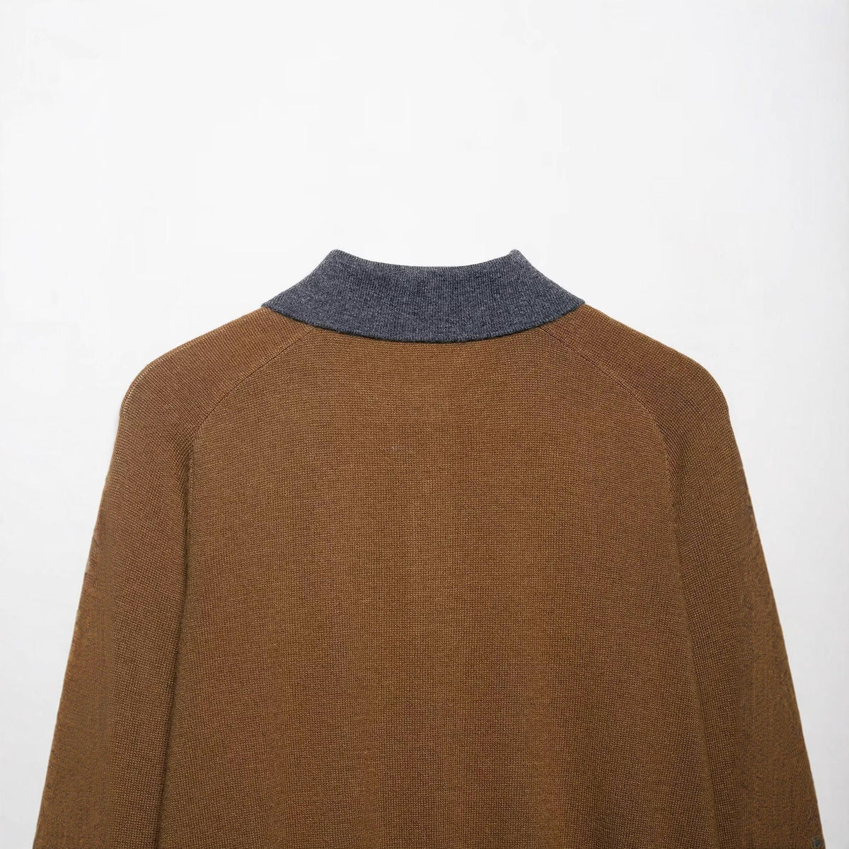 Damen Pullover mit klassischem Polokragen und modernem Rautenmuster R&B