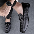 Herren Elegante Mokassins aus hochwertigem Leder mit modischem Detail R&B