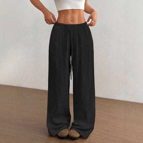 Damen Lockere Palazzo-Hose R&B