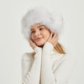 Damen Flauschige Wintermütze mit tierischen Ohren und voluminösem Design