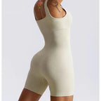 Damen Bodycon Jumpsuit mit Rippstruktur R&B