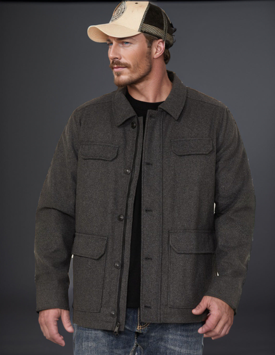 Herren modulare Arbeitsjacke im modernen Design R&B
