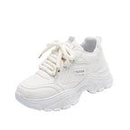 Damen modische Lauf-Sneaker mit dicker Profilsohle und atmungsaktivem Obermaterial R&B