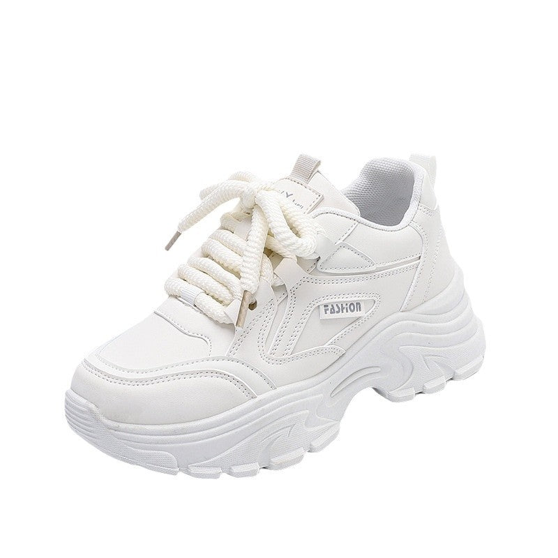 Damen modische Lauf-Sneaker mit dicker Profilsohle und atmungsaktivem Obermaterial R&B