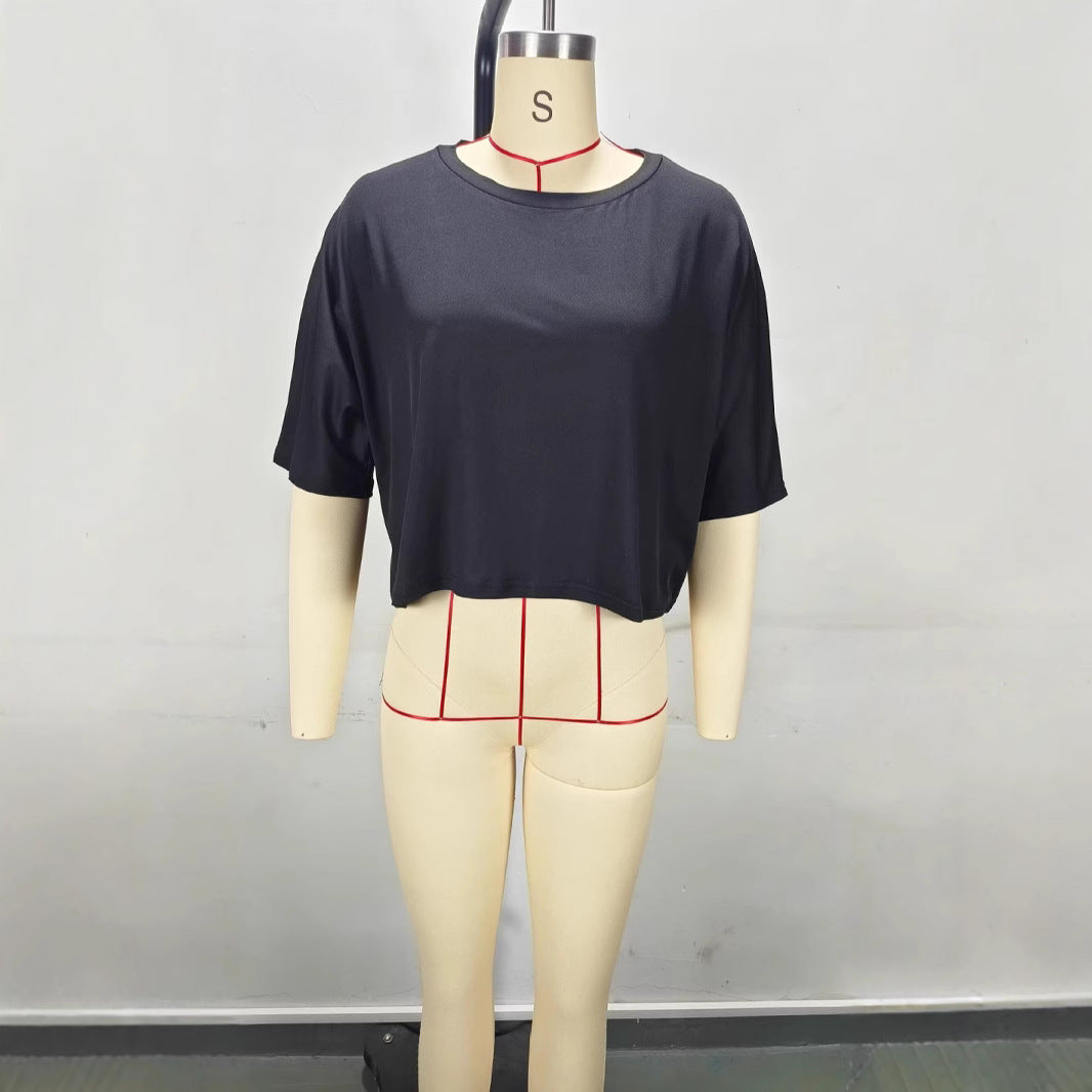 Damen Crop-Top mit weitem Schnitt R&B