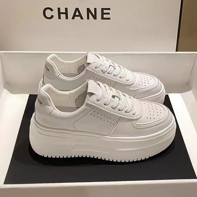 Damen Chunky Sneakers mit dämpfender Plattform und atmungsaktiver Oberflächenstruktur