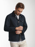 Herren trendige Jeansjacke R&B